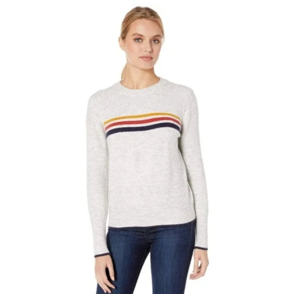 Colorful Striped Crewneck Sweater Cupcake And Cashmere Size XS